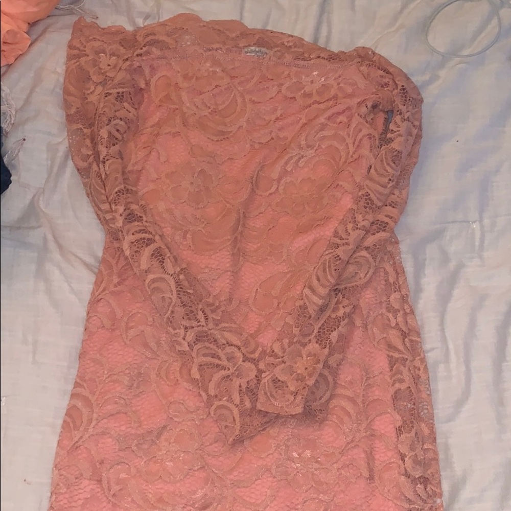 Floral detailing dress